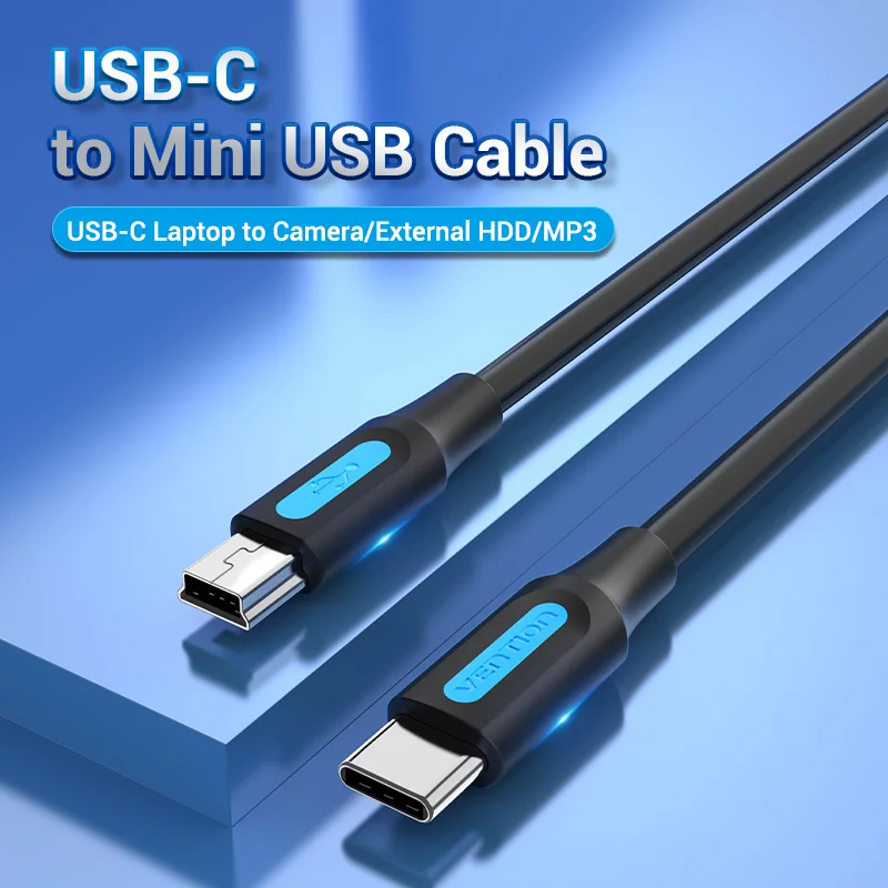 Vention USB C-미니 USB 케이블 유형 C 어댑터(디지털 카메라 MacBook proMP3 플레이어 HDD 유형-c-미니 USB 케이블)