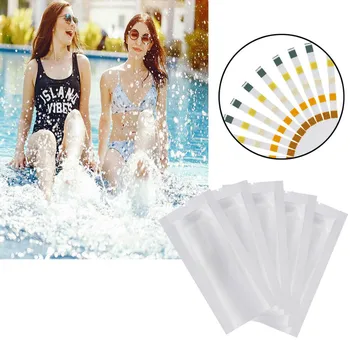 

5 in1 Pool Spa Water Test Strips Chlorine Bromine PH Alkalinity Hardness Kit PH Tests Er Pool Cleaner Accessories