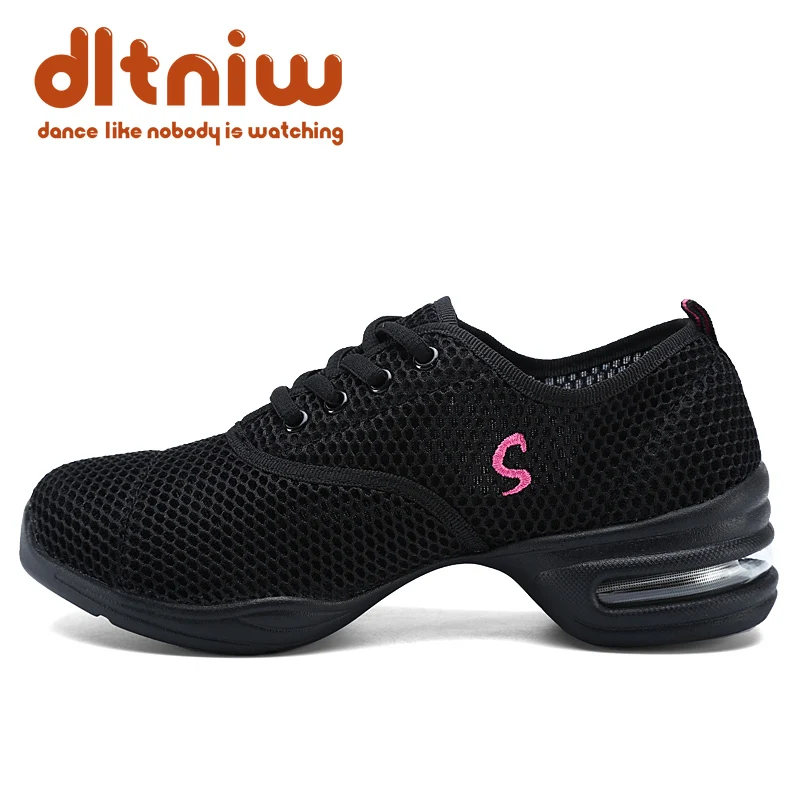 Новинка 2020 современные женские танцевальные кроссовки обувь для джаза сетчатая