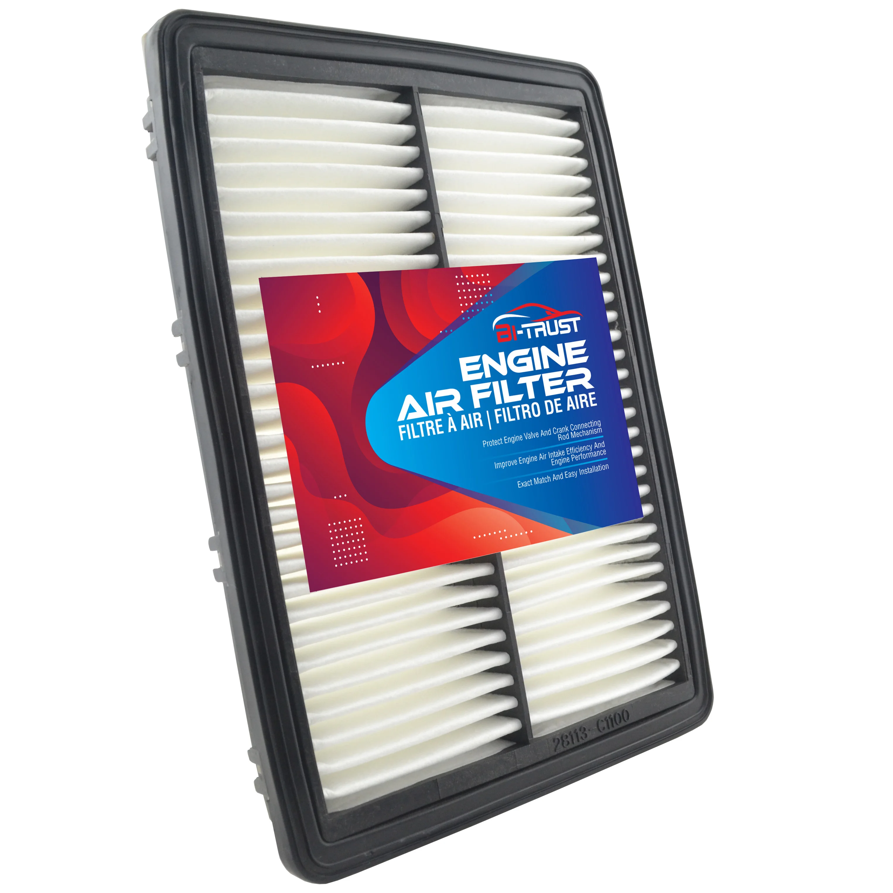 

Bi-Trust Engine Air Filter Replacement for Hyundai Sonata 2015-2019 L4 2.0L Hybrid/2.4L Gas Kia Optima 2017-2020 L4 2.0L