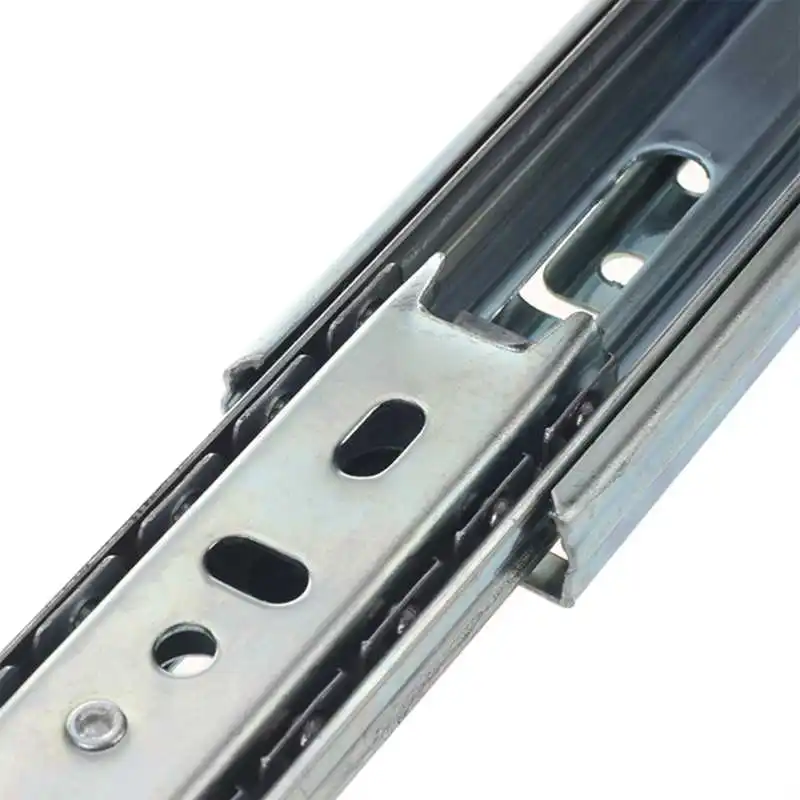 2 Pcs x 8" 2-fold Ball Bearing Telescopic Cabinet Drawer Slide Rails Promotion