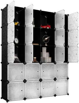 

20 Lattice On Sale Modern Minimalist Wardrobe DIY Assembly Easy Install Large Size Dustproof Storage Cabinet Home Furniture