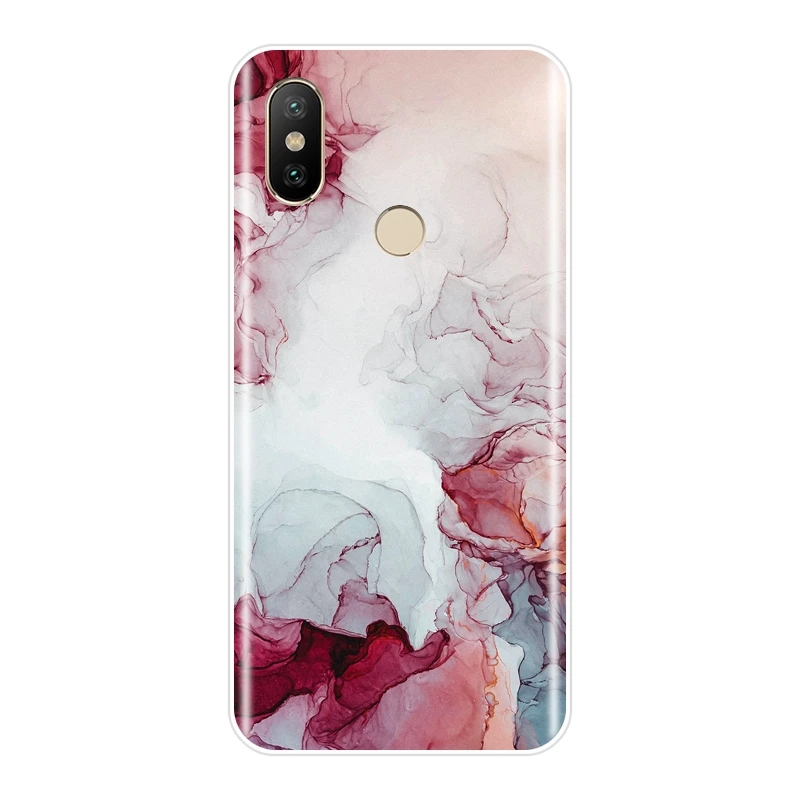 Силиконовый чехол для телефона Xiaomi Mi 5 5C 5S 5X 6 6X Plus 8 SE Lite Marble Art задняя крышка A1 A2 Mi5 Mi6