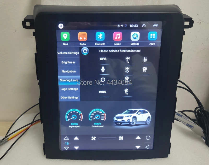 Ouchuangbo 10,4 дюймов автомобильный Автомобильный Радио gps комплект головных устройств для Subaru XV поддержка системы android 6,0 4 ядра ОЗУ 2 Гб ПЗУ 32 Гб
