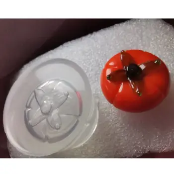 

Fruit Simulated Persimmon Resin Mold Keychain Pendant Silicone Mold Jewelry Tool
