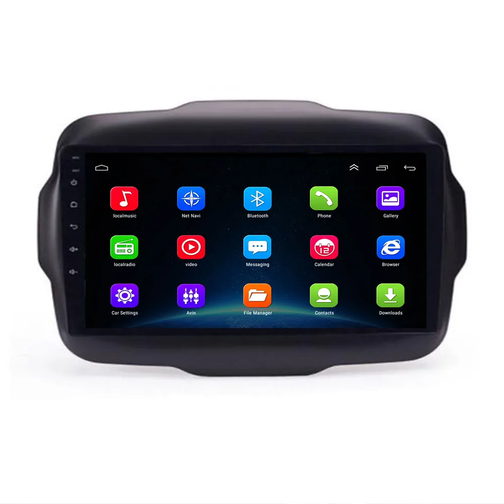 Android 10 0 2.5D автомобильный dvd для JEEP Renegade Radio 2016 2020 мультимедийный GPS радиоприемник