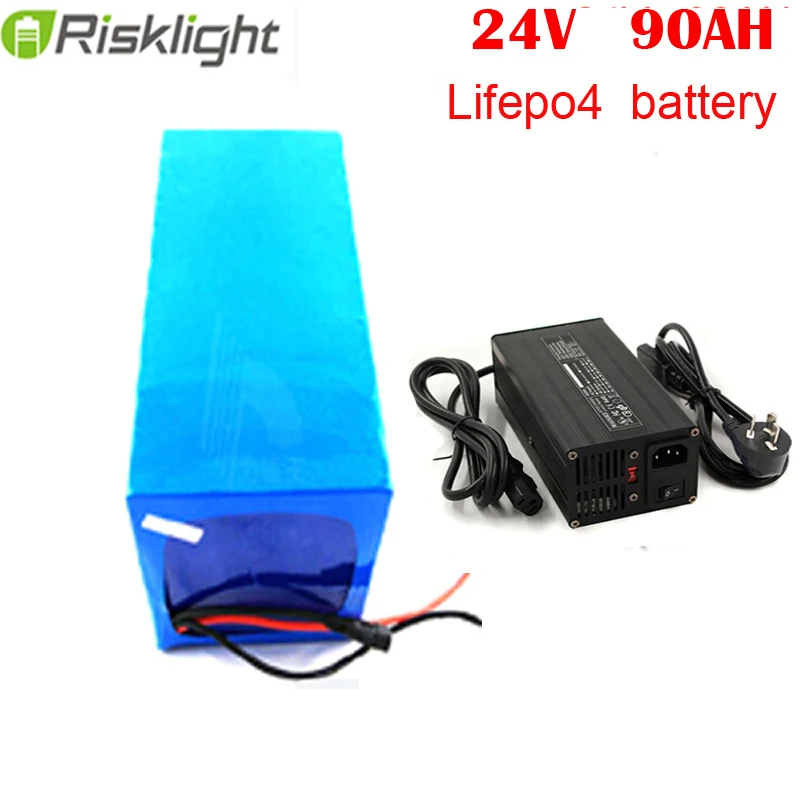 

Lifepo4 Lithium battery 24V 90Ah Lifepo4 battery pack For Tourist Car,e-bike,boat with BMS 90Ah