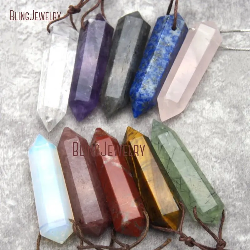 20190731-PM27150-Discount  Double TerminatedMixed ²ÄÖÊ Pendant Faceted_11