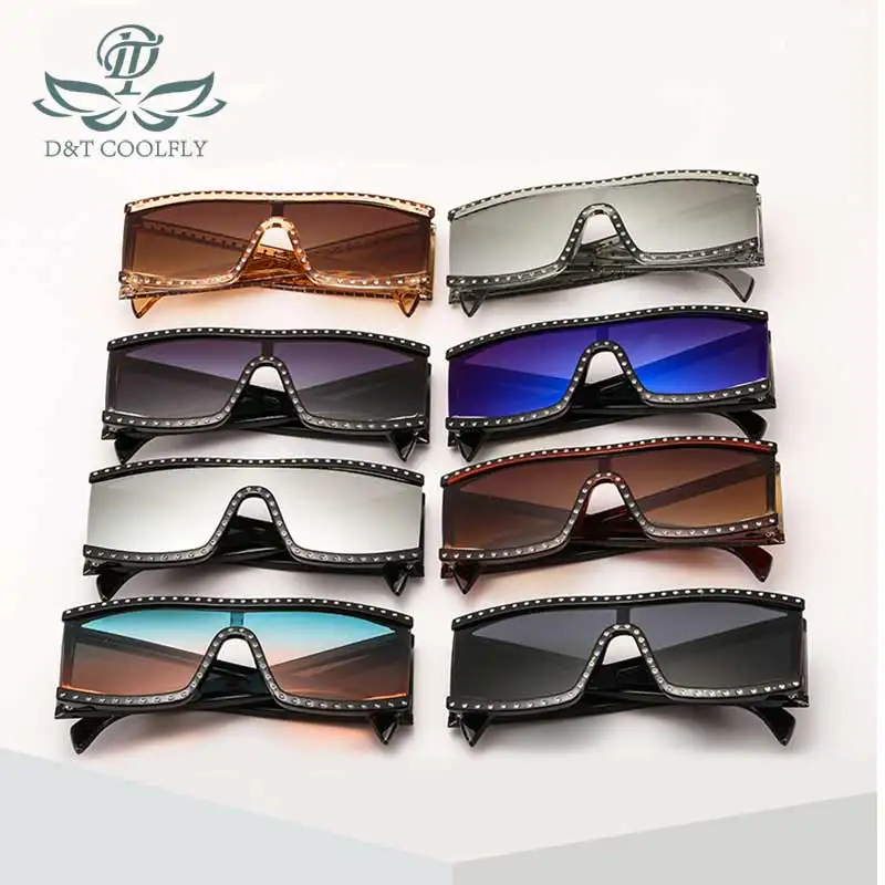 D& T Новая летняя модель солнцезащитных очков металлическая v-образная оправа солнцезащитные очки простые Модные солнцезащитные очки для мужчин и женщин PC UV400