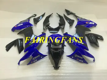 

Injection mold Fairing Body kit for KAWASAKI Ninja ZX10R 08 09 10 ZX 10R 2008 2009 2010 Blue black Fairings bodywork+gifts KU20