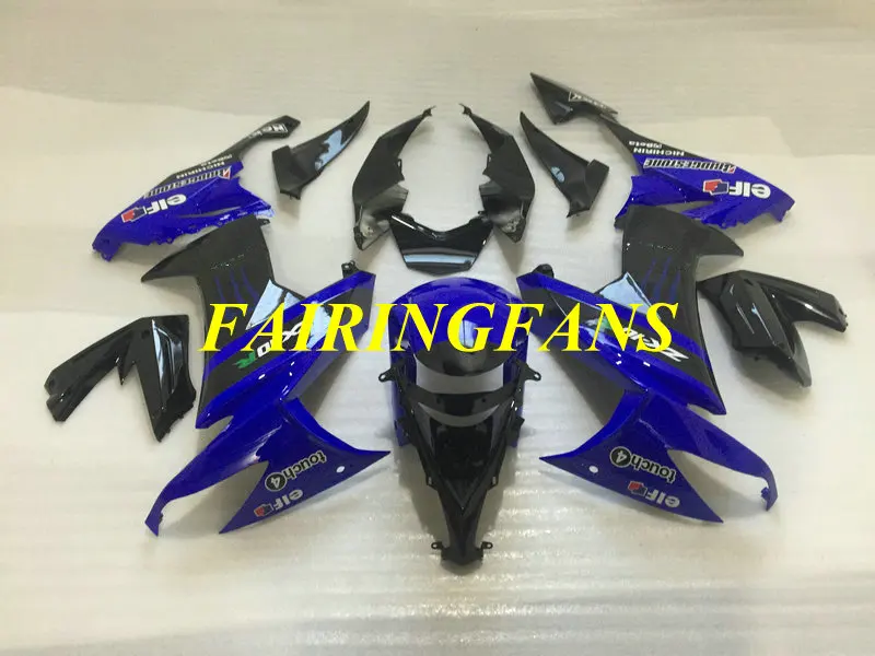 Комплект обтекателей под давлением для KAWASAKI Ninja ZX10R 08 09 10 ZX 10R 2008 2009 2010 синие Черные