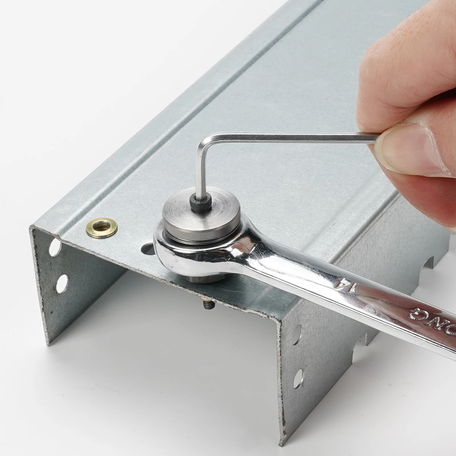 Hand Rivet Nut Gun Head nuts Simple installation Manual Riveter Rivnut Tool Accessory for Nuts M3 M4 M5 M6 M8 M10