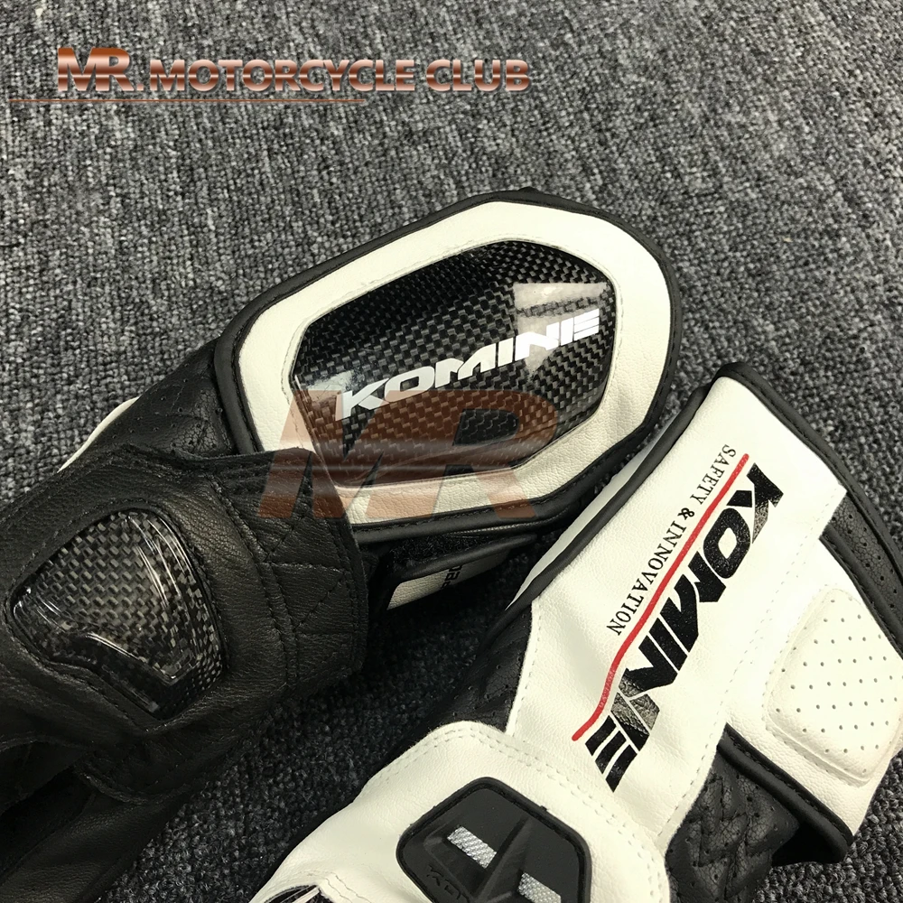 Guantes de motocross resistentes al desgaste de la pantalla tartil de cuero para motocicleta de verano GK-198