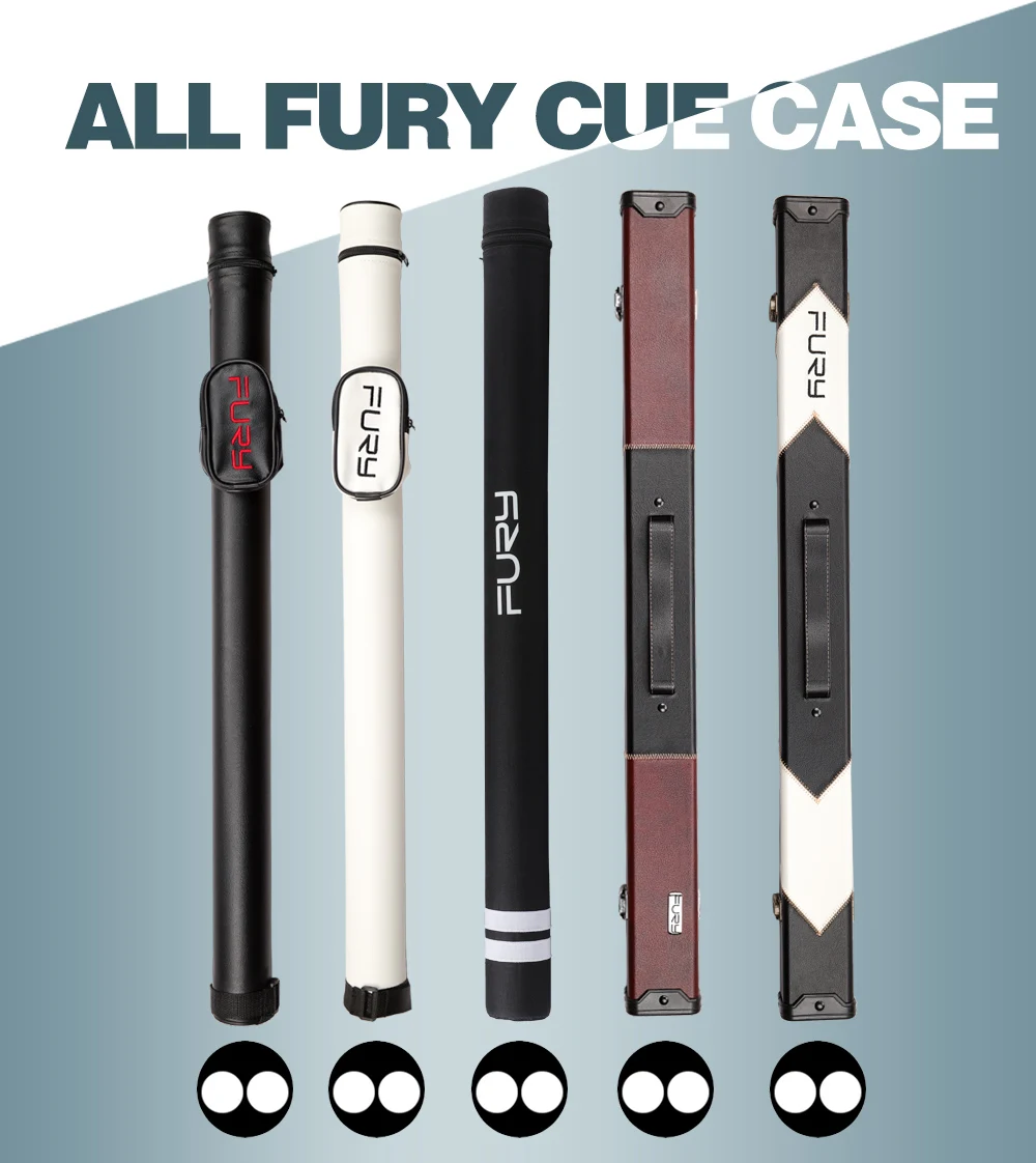 Nova fury pool cue caso muitos estilos