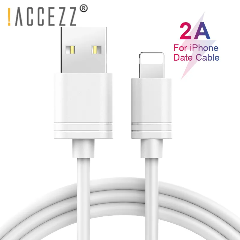 ! Кабель USB ACCEZZ из ТПЭ для зарядки и передачи данных Lighting iPhone 11 12 X XS MAX XR 8 7 6 6S 5