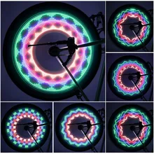 Portable Waterproof 32-LED Bicycle Bike Riding Spoke Lights Reflective Rim Light for MTB Wheel Tire Cycling Accessories