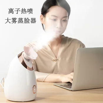 

Nano Spray Facial Vaporizer Facial Part Water Useful Product Hot Compress Mild Thermal Spray ION New Style Facial Steamer
