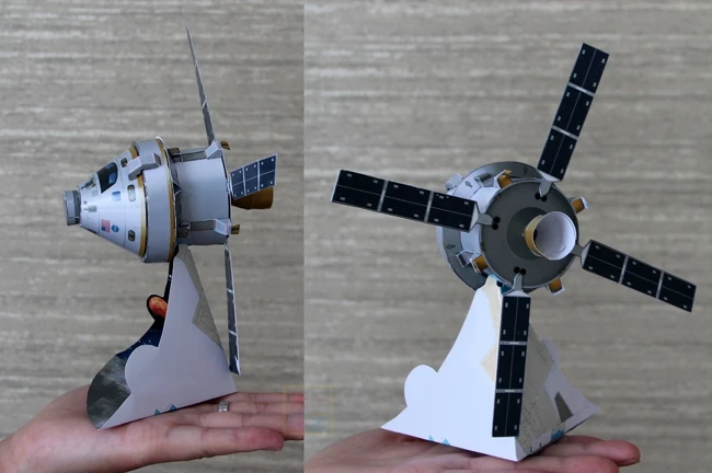3D бумажная модель космического корабля Orion DIY для студентов и науки обучения