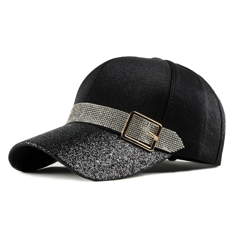 Belt Diamond Baseball cap Bone NY Caps Brretto Hip Hop Snapback CustomHhat Women Men Hat - Цвет: photo color