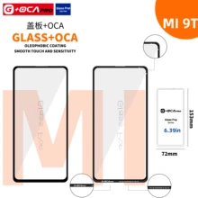 

Screen Front Glass+OCA Glue for Xiaomi Mi9t K20 Mi10t Mi10i K30 K30u K30pro K30s MiA2 Mi6x MiA3 LCD Outer Glass Repair