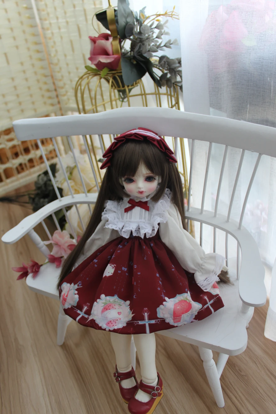 1/3 1/4 1/6 BJD SD кукла ткань Лолита платье для bjd кукла женская одежда
