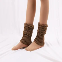 Новинка, 1 пара, Женский вязаный манжет для ботинок, вязаные топперы, зимние носки под сапоги, гетры, IR-ing