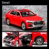 1/24 AUDI Q8 SUV Alloy Car Model Diecasts Metal Simulation Toy Vehicles Car Model Sound and Light Collection Childrens Toy Gift 4