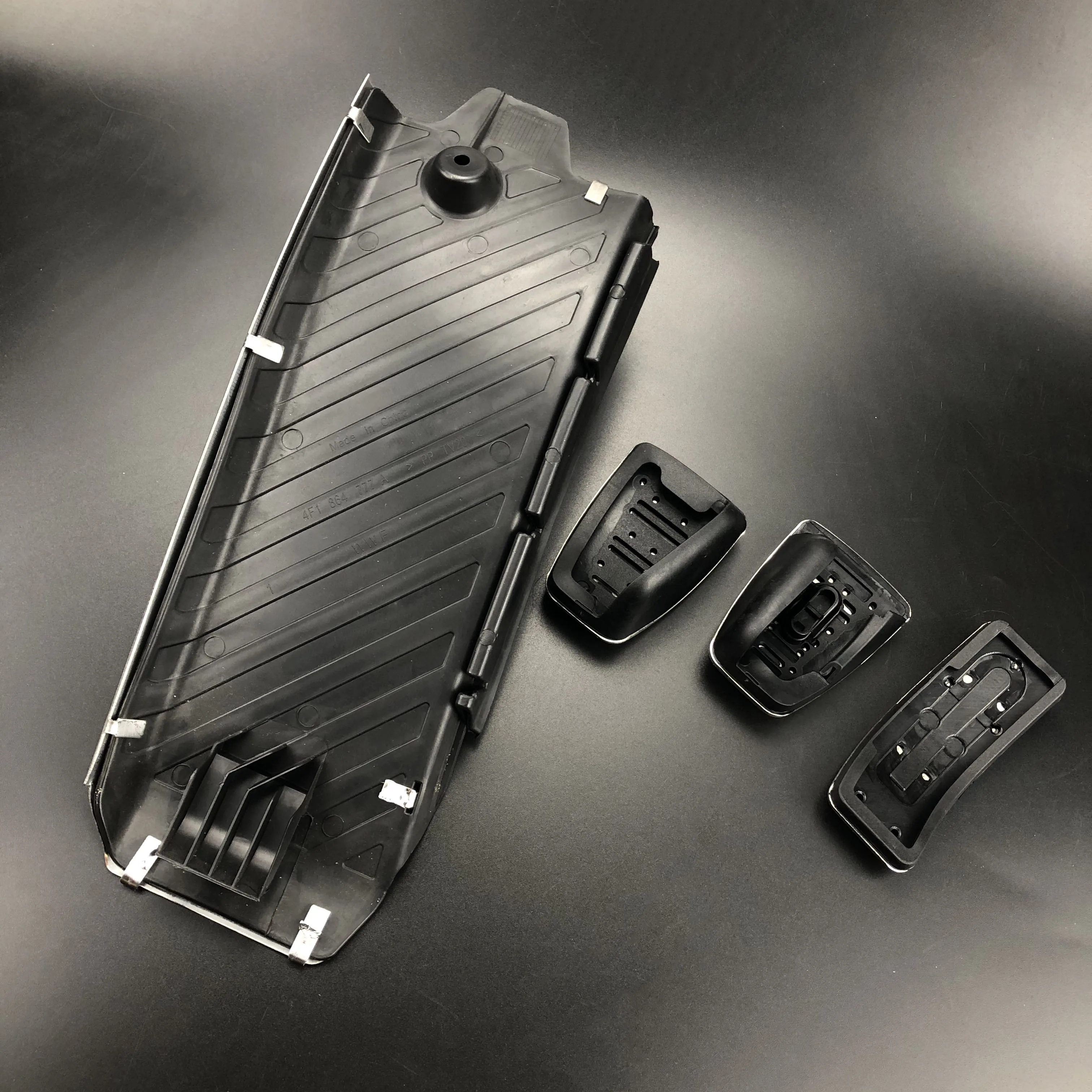 Car styling Fuel Gas Brake Footrest Pedal Cover case For Audi A6 (4F) C6 S6 2009-2012 AT auto accessories