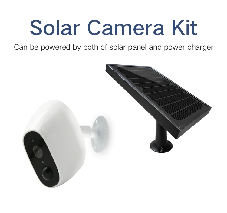 

SmartYIBA Wire-free 2MP Wifi Solar IP Camera Outdoor Indoor Waterproof Security Surveillance Camera PIR Sensor Night Vision