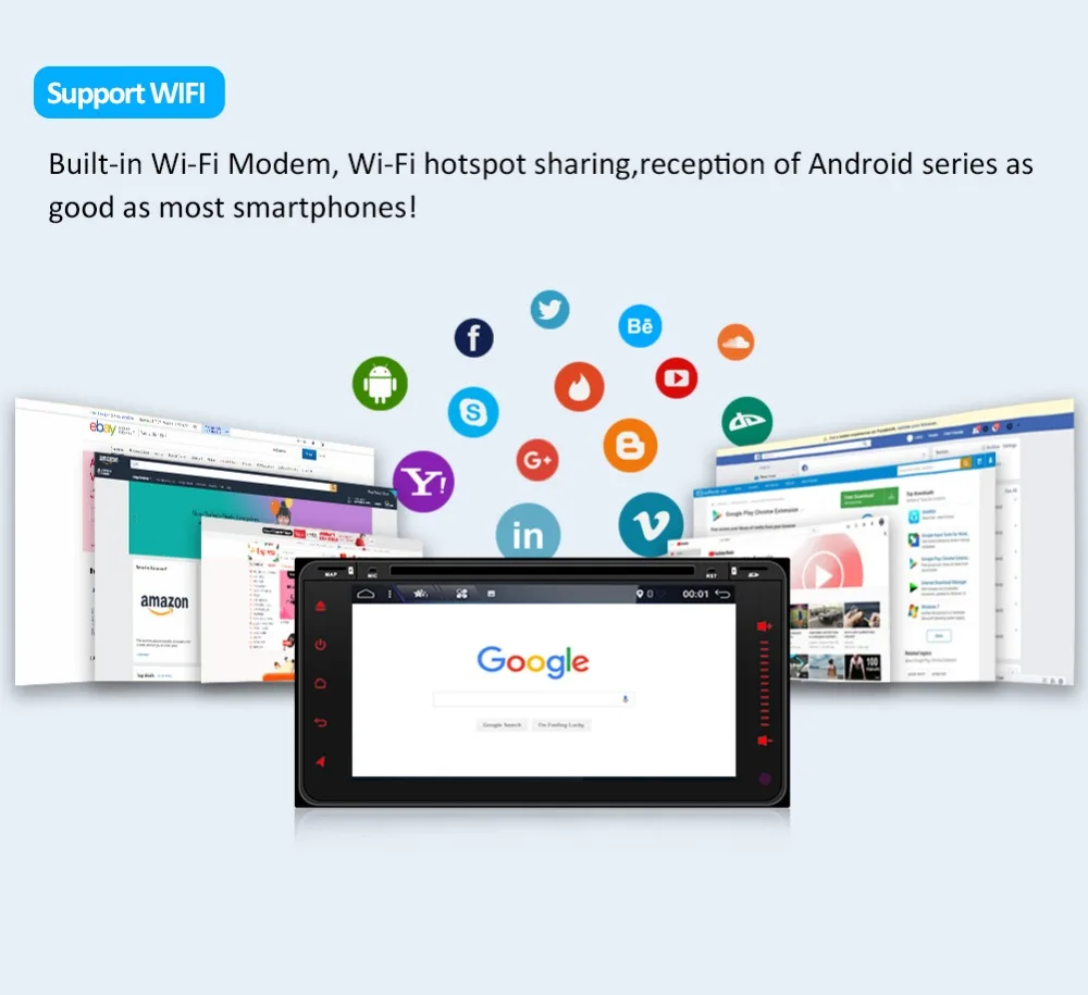 Flash Deal 2 DIN Octa Core car dvd android 9.0 double din gps navigation Wifi usb+Bluetooth+Radio for Toyota Hilux Camry Corolla Prado RAV4 10