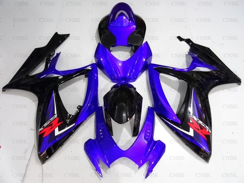 Наборы тела для GSXR 600 2007 GSX-R600 набор всего 07 GSXR750 наборы обтекателей 2006 - K6 синий