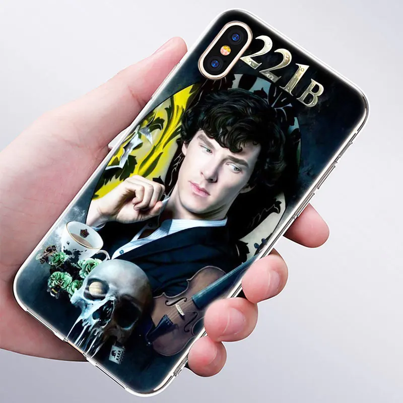 Лидер продаж Sherlock отличного качества Мориарти 221B Мягкий силиконовый чехол для