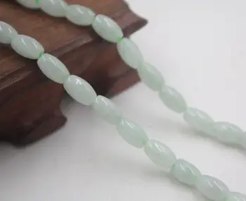 

Natural Grade A Jade (Jadeite) 10mm Oval Bead Necklace 58cm Healthy