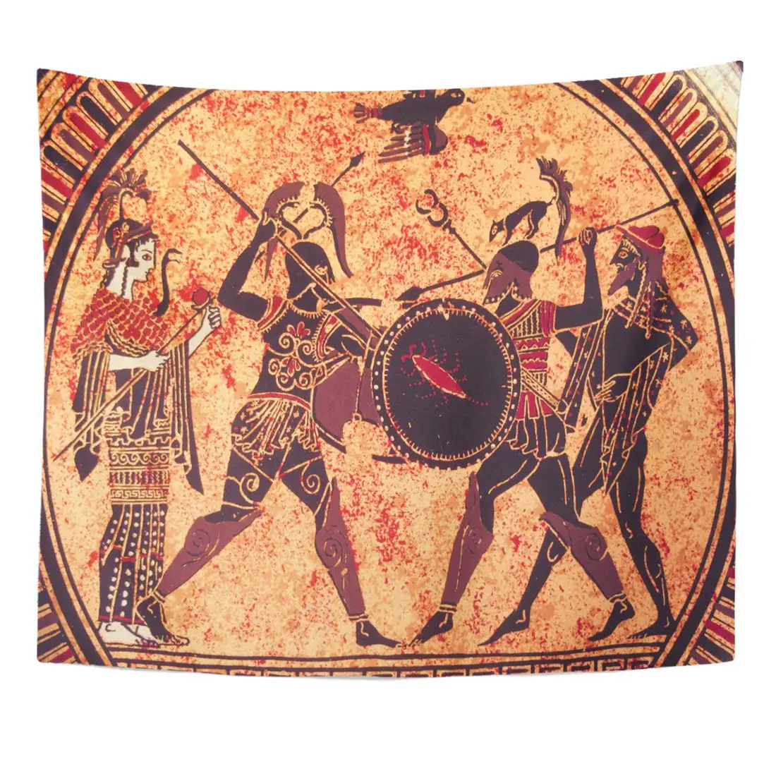 

Italy July Detail from Old Historical Mythological Greek Home Decor