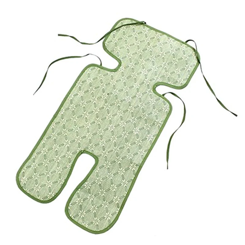 Summer Baby Stroller Mat Newborn Infant Linen Rattan Seats Fit For Prams Pushchairs Carts Infant Breathable Cushion Stroller Pad