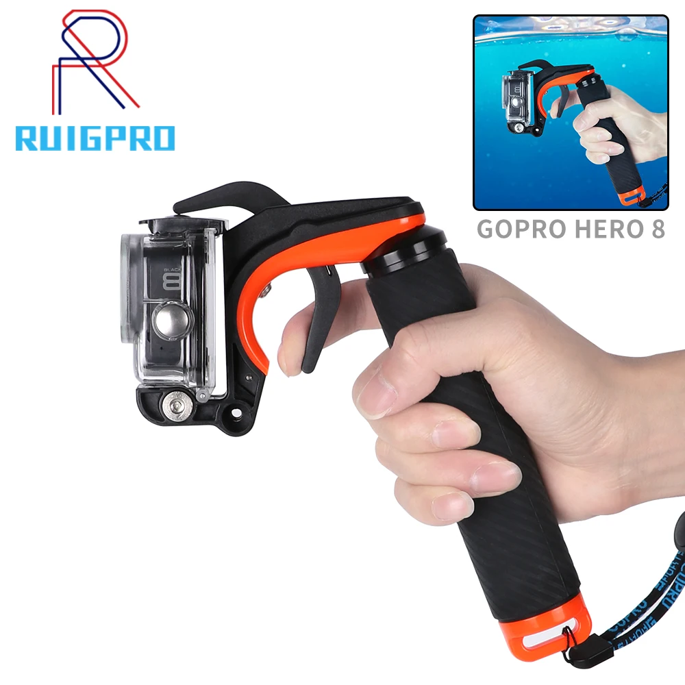 Плавучий триггер для спуска затвора плавающая рукоятка GoPro Hero 8 с черным