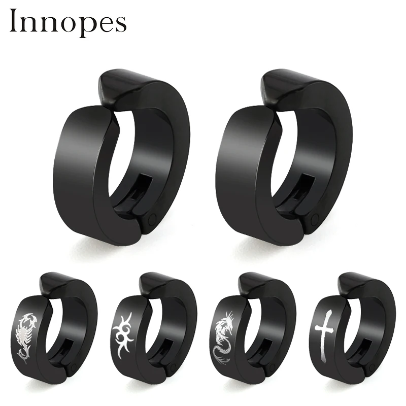 Корейские клипсы innope модные мужские ювелирные изделия из нержавеющей стали