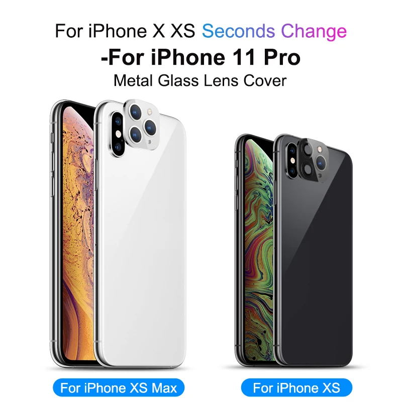 Обновленная Защитная пленка для задней камеры iPhone X Xs Max, Сменный Чехол для iPhone 11 Pro Max