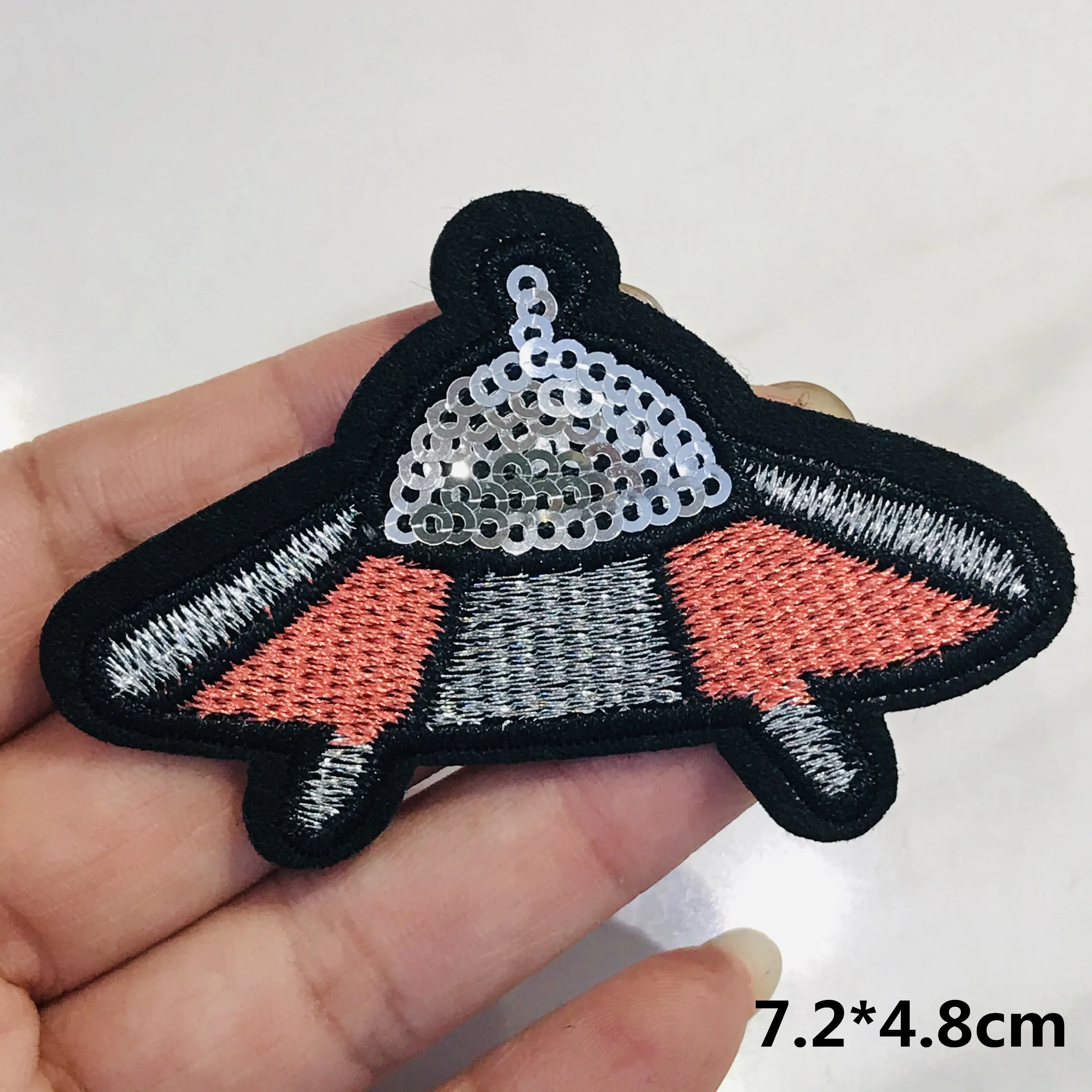 10Pcs/lot Spaceship Clothe Embroidery Patch Applique Ironing Clothing Sewing Supplies Decorative Badges Patches For | Дом и сад