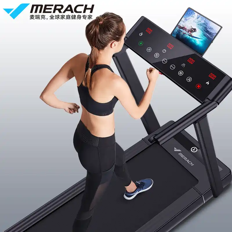 מתקפל-התקנה רב תכליתי ביתי קטן תרגיל שקט חשמלי הליכון