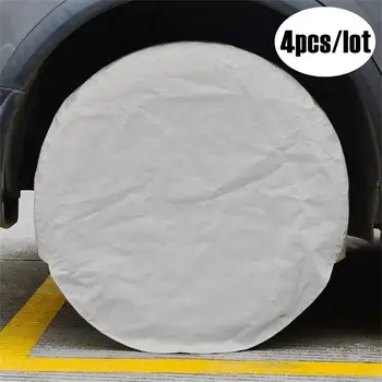 

Set Of 4 Tire Covers Wheel Tire Covers Universal Fits 27" To 29" Tire Diameters For Jeep Truck Trailer RV Wheel Protector