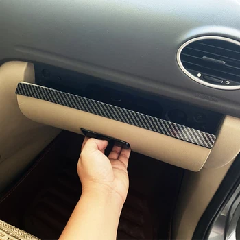 

Foal Burning Car Chrome Glove Box Decoration Trim Glovebox Cover Sticker for Ford Focus 2 MK2 2005 - 2011 2012