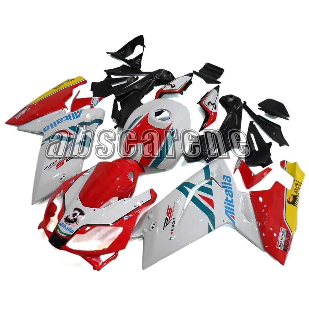 Выполните Обтекатели для Aprilia RS125 2006 2007 2008 2009 2010 2011 RS125 06-11 ABS Пластик кузов белого и синего цвета красные, черные