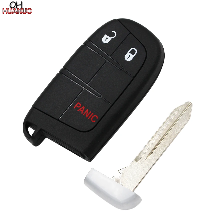 2+ 1 кнопки без ключа смарт-пульт дистанционного ключа чехол для Chrysler Dodge Journey 2011- 3 кнопки+ лезвие брелок