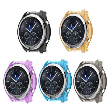 

Clear Soft TPU Protection Silicone Full Case Cover for samsung Gear S3 Classic WXTB