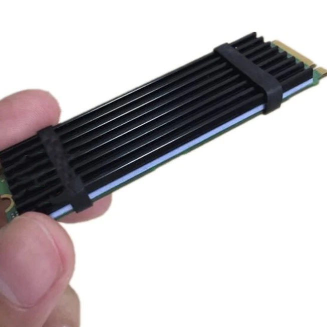 Алюминиевый радиатор для чипсета NVME NGFF M.2 2280 PCIE SSD|Кулеры/вентиляторы/системы