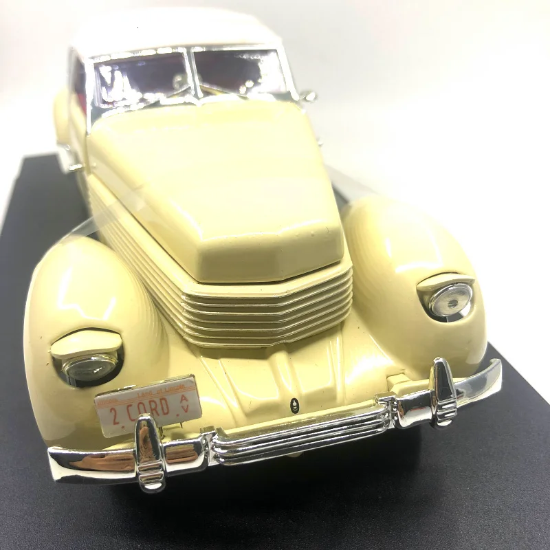 Rare 1/18 New Special Die-cast Metal 1936 Cord 810 Cote Model Car Home Display Collection Toys For Children