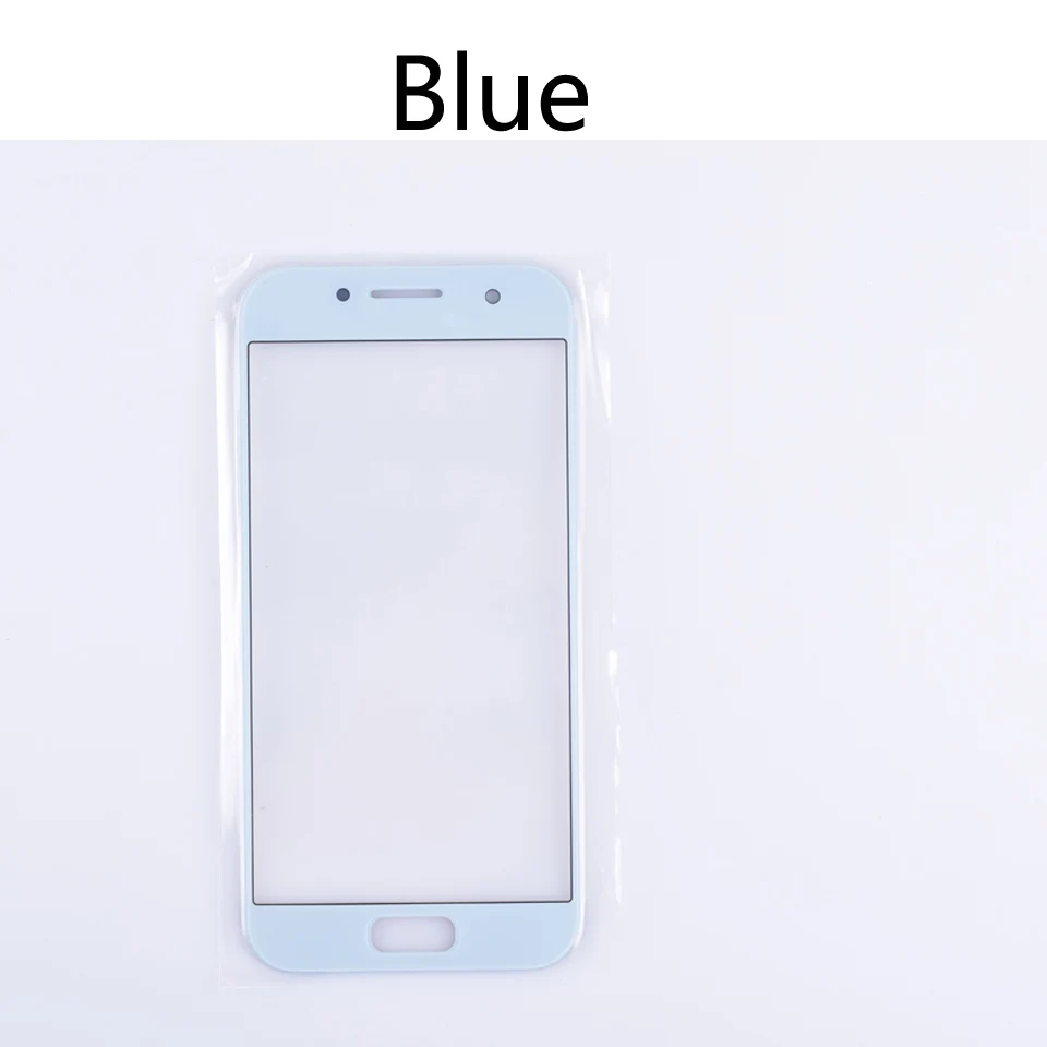 Blue-No tool 10 шт \ Лот A320 для Samsung Galaxy A3 A320 A320F SM-A320F/DS SM-A320Y/DS сенсорный экран передний внешний стеклянный сенсорный экран объектива - Цвет: Blue-No tool