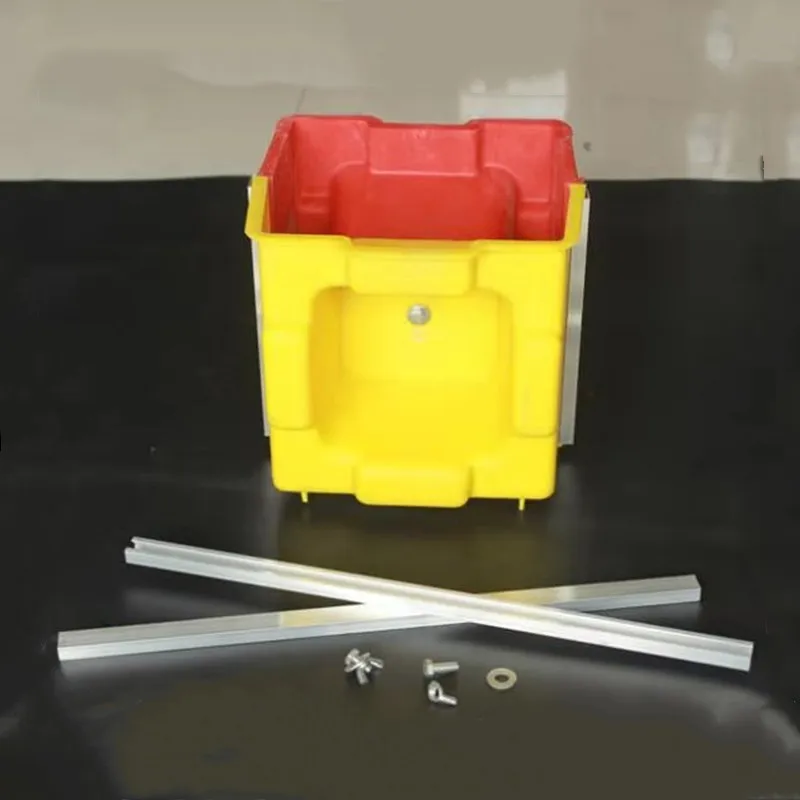 Concrete Brick Mold Interlock Block Durable Plastic House Wall Construction Molding Hollow Cement Brick Mould L 20cm/ 7.87in