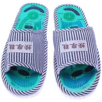 

Men Health Care Acupuncture Shiatsu Magnet Foot Massage Slippers Health Shoe Reflexology Magnetic Sandals Feet Massager Shoes